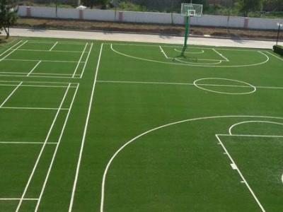 篮球场人造草坪施工工程-病虫害低的篮球场人造草坪出售