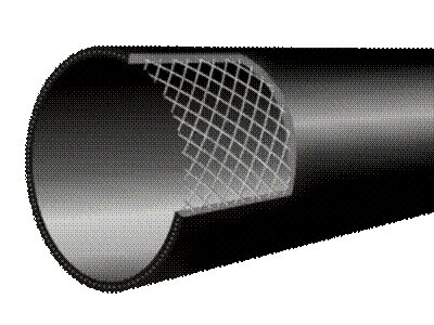 济南钢丝网骨架复合管-东宏管业新品给水用钢丝网骨架塑料聚乙烯复合管材出售