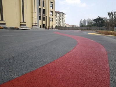 透水地坪表面着色工程-可靠的沥青路面改色就在点石金体育