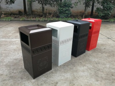 郑州铸铝垃圾箱定做|志诚塑木_专业的郑州垃圾箱提供商