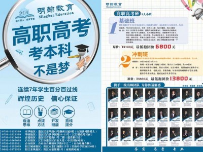 蓬江创新的明翰教育|资深的高职高考补习上哪找