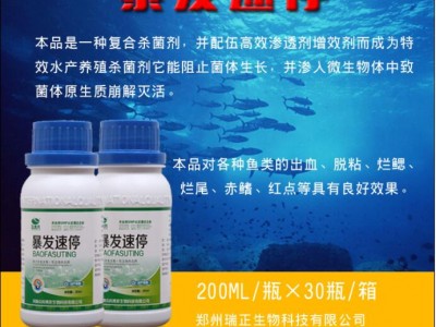 北京优质暴发速停-高性价消毒杀菌剂瑞正生物科技供应