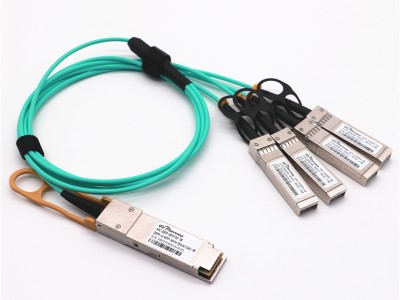 AOC 有源光缆 40GQSFP＋to4SFP+多模光缆1米