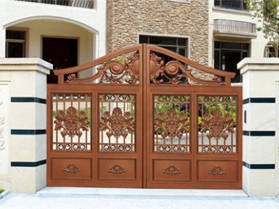 工艺门 铁艺护栏 铝艺庭院大门门锁一般建议使用哪种级别