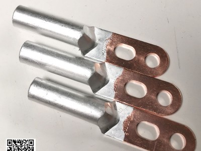 上炬 DTL2-35MM铜铝过渡双孔端子 摩擦焊接铜铝线鼻子