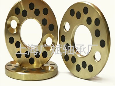 石墨铜套上海生产铜垫片垫圈自润轴承无油卷制轴套厂家