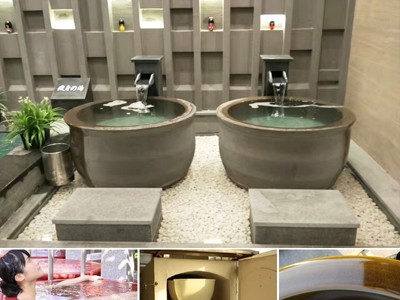 厂家定做 洗浴泡澡 陶瓷雕刻大缸 定做青花手绘温泉洗澡缸