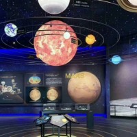 湖南地质博物馆——太阳系八大行星与地质构造模型