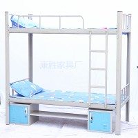 学校加厚上下铺床 带有储物柜实用性更强