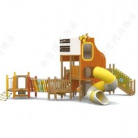 幼儿园实木组合滑梯亲子乐园拓展攀爬架儿童绳网乐园定制