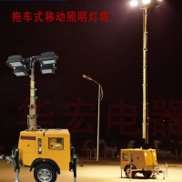 用于公路夜间施工的应急可移动可升降的照明车