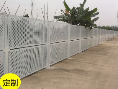 珠海道路施工常用围挡 圆孔透风抗压建筑护栏网