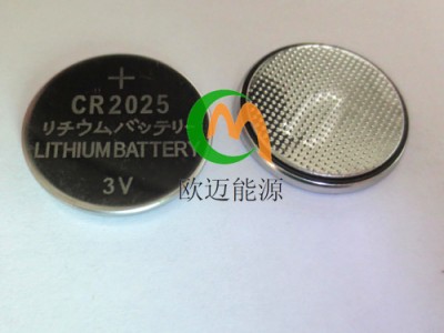 摇控器电池CR2025扣式电池