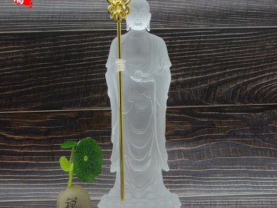 古法琉璃佛像 地藏王菩萨佛像 广州深圳琉璃生产厂家