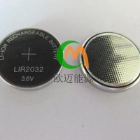 LIR2032充电电池3.6V锂电池