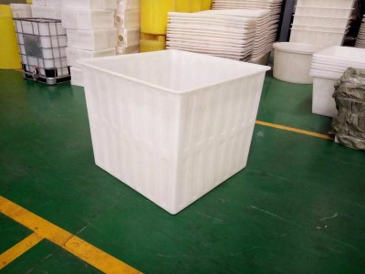 扬州PE水箱方形K1400L制衣厂印染塑料周转箱收纳箱养鱼箱