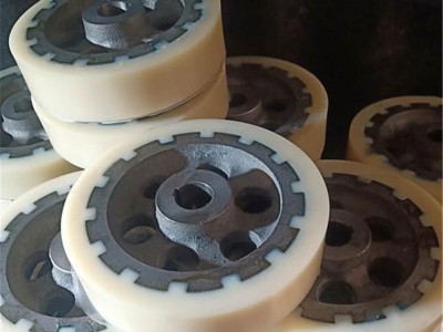 销售 铝型材整形机 聚氨酯包胶轮 PU包胶滚轮 输送线设备轮