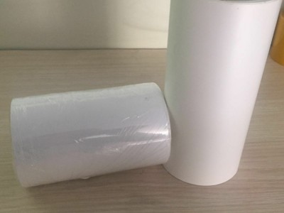 PET乳白色硅胶保护膜粘性单层胶带