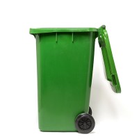 120升脚踏垃圾桶 挂车垃圾桶 塑料垃圾桶 价格 厂家