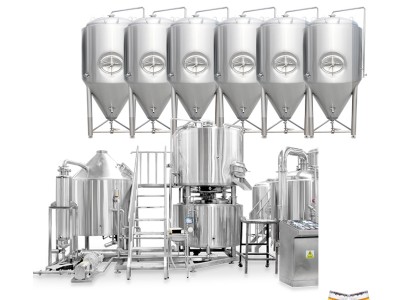 2000L精酿啤酒设备山东赫尔曼提供免费安装调试服务