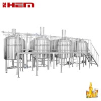 山东赫尔曼精酿啤酒2500L啤酒厂设备