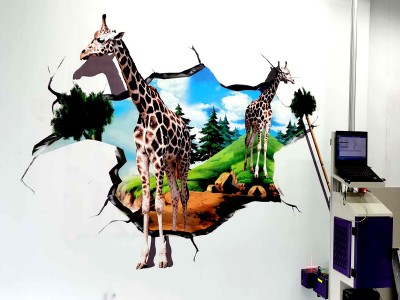 背景墙打印机 壁画打印机大型壁画设备广告制作设备机器