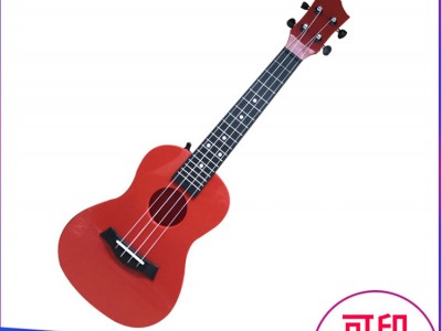 23寸红色金属旋钮乌克丽丽小吉他 教材儿童初学尤克里里