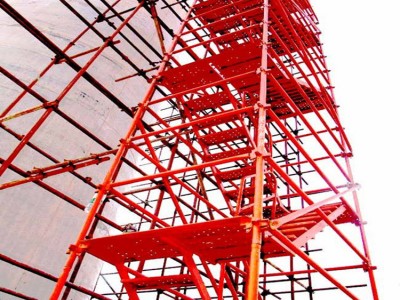 厂家供应桥梁施工爬梯 墩柱爬梯 深基坑爬梯设计组装