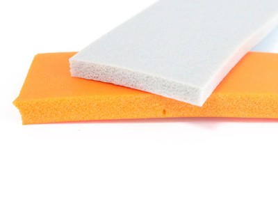 新品蓝色耐磨耐高温硅胶泡棉 硅胶发泡板 热转印用低密度发泡板