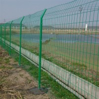 生产双边丝护栏网 无边框护栏网 浸塑铁丝网 隔离栅量大优惠