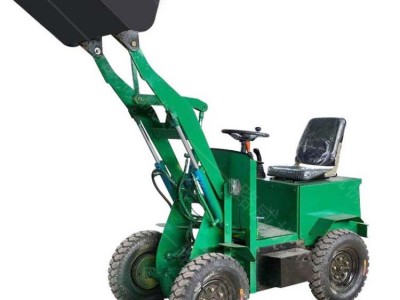 农用电动装载机 小型电动铲雪机 纯电动推土机