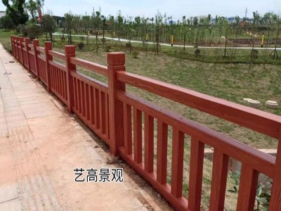 江西仿木护栏厂家价格 水泥仿木栏杆材料多少钱一米
