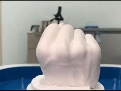 diy手膜型石膏3d手模型摆件克隆粉石膏粉模型粉
