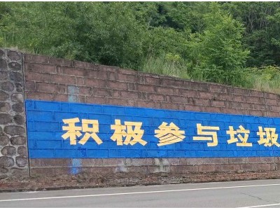 贵州农村路边刷涂料广告，一个个鲜明字眼让你过目不忘