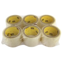 3M373 环保高粘耐高低温封箱胶带透明封口胶带打包封箱胶带