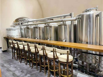200升精酿啤酒设备酒吧啤酒屋专用全自动啤酒生产行业十强设备