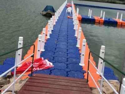 海上观景游玩浮台浮筒 水上多用途浮桥