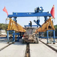 江苏无锡大坡度自平衡架桥机桥梁架设施工