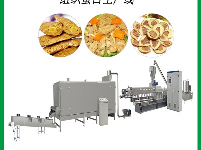 大豆拉丝蛋白设备厂家 拉丝蛋白生产设备 高湿拉丝蛋白生产线