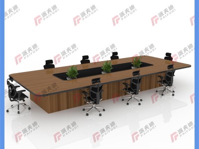 新款大型会议桌简约现代长桌会议室专用桌办公家具长方形会议室办