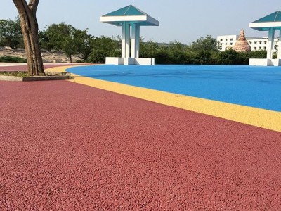 自贡市 透水砼材料 透水混凝土材料 彩色透水地坪材料厂家