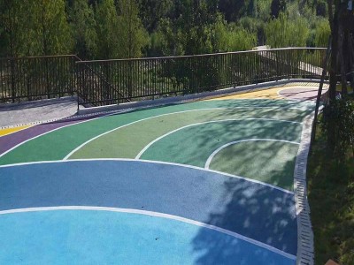 宜宾市  透水砼 彩色透水混凝土 彩色透水地坪厂家