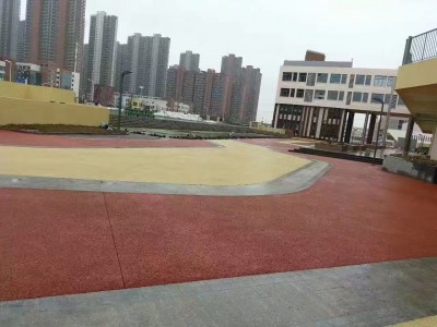资中县 彩色透水混凝土 透水地坪材料厂家 透水砼材料