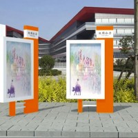 上海宣传栏公交站台宣传栏广告牌路名牌定制