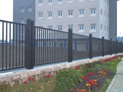 中学外围通透式栅栏围墙定制 惠州小学校园防翻越防护栏