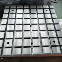 铸铁平板  钳工检测划线装配平台开槽打孔支持定制