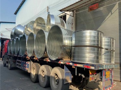 广州直径1300工业排尘镀锌板管道加工