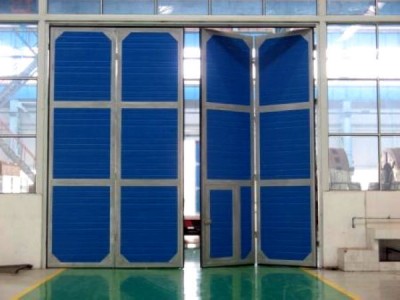 金昌工业折叠门厂家 彩钢折叠门  价格合理 包安装