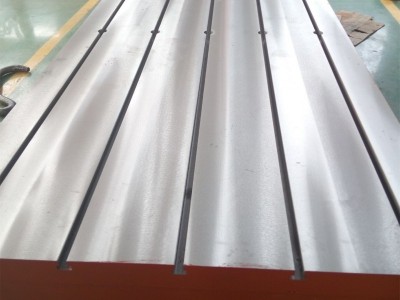 铸铁焊接平台 开槽加厚平板 钳工检验划线工作台