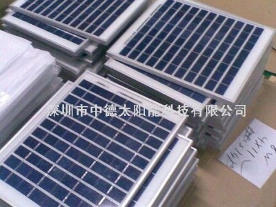 厂家供应10W多晶太阳能发电板 太阳能光伏板 可定制尺寸